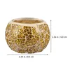 Candle Holders Mosaic Holder Candleholder Home Candlestick Lantern Decor Bracket Glass Romantic Adornment Dinner Party Dining Decoration For
