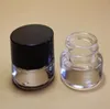 500 X 3g Traval Small cream make up Glass jar with aluminum lids white pe pad 3cc 110oz cosmetic packaging glass jar2925788