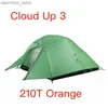 Tält och skydd NatureHike Cloud Up Serie 123 Uppgraderat campingtält Vattentät utomhusvandringstält 20D 210T Nylon Backpacking Tält med gratis matta L48