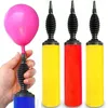Украшение вечеринки 1pc Balloon Pump Portable Pultature Rand Hand Push Air Pumps для свадебных воздушных шаров для воздушных шаров принадлежности