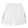 Shorts para hombres Summer Sports Striped Loose Wide 2024 Black White de gran tamaño Hip Hop Streetwear