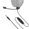 Microfones Fulaiyin Boom Microphone Cable för QuietComfort 35 QC35 Hörlurar för PC -bärbar dator PS4 PS5 Xbox One -styrenhet med volymkontroll