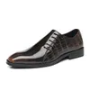 Snygga spetsiga storlekar Mense Leisure Shoes Le Mei Ying British Leather