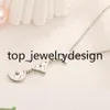 Charm Dames Designer Letter Letter Ketting Ontwerpmerk Diamant hanger Choker 18K Goud roestvrijstalen nekhalsketen Modieuze sieraden