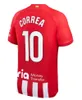 2023 2024 Atletico Madrids Soccer Jerseys Griezmann 23 24 120th Anniversary M.llorente Koke Saul Correa Lemar Football Root