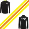 Biaoshen Long Sleeve Quick-Torking Sports Polo Shirt Anpassad tryckbroderi Handring Summer Men och Women Tops S-6XL 2024 240327