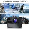 カメラ新しい4K 1080ウルトラHD wifiアクションカメラ2.0インチスクリーン10m 150d水域防水カメラヘルメットビデオ録画