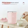 Portable Baby Bottle Warmer All-In-One USB Rechargeable Heater Wireless Milk Heater Sterilizer with Circular Night Light 240401