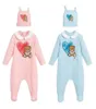 New Baby Boy Girl Rompers Long Sleeved Plaid Infant JumpsuitHat 2Pcs Outfit Kids Newborn Baby Clothes Jumpsuit5203873