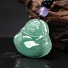 Pendant Necklaces Natural Buddha Jade With Rope Chain Necklace Men Women Fengshui Charms Burma Certified Jadeite Lucky Amulet Gifts