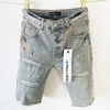 Jeans viola jeans tendenza angosciata bla nera rob bike slim fit motociclette dipants designer maschile womens