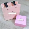 Celi TF KS Marke Luxus Liebe Schmuckschachtel Staubbeutel Beutel Pink White Green Blue Love Heart Designer Armbänder Halsketten Ohrringe Box Pouch Beutel