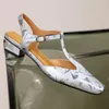 Sandali di grandi dimensioni 34-42 vera vera pelle di cuoio a tracolla a tracolla a tracolla quadrata Slingback di alta qualità con scarpe estive morbide comode di alta qualità