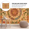 Tapisseries Sun Moon Tapestry Festival Party décor de la maison Mur Mur suspendu Impression de couverture pour décoration de la pièce Board de tissu brossé