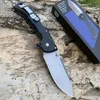 Ny Tunafire Nylon Fiber Black Handtag Folding Knife Aus 10A Blad Material Camping Outdoor Knife # 62RQ