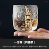 Juegos de té de té Master Cup Juego de té de lujo Glass Yinian Buddha Jianzhan Copas para el hogar Bar comedor de cocina Jardín de casas