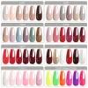 Gel 6 * 7,5 ml kit VIP Venalisa Gel Rigoux de ongles semi-permanent 3 en 1 une étape Jelly Color Color Collection nue Varnis