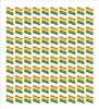 Bütün 100 PCS Gay Pride Pins LGBTQ Gökkuşağı Bayrak Broş Pimleri Giysiler Çantası Dekorasyonu H1018242B9647477