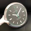 Luxe design wandklok moderne horloge murale milgauss quartz super stille beweging x0726 lihg