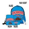 Outdoor Bags 3D Backwoods Backpacks 3Pcs/Set Red Smell Proof Laptop Shoder Schoolbag Backwood Print Bag Shoderbags Boys Knapsack Drop Dhgli