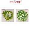 Decoratieve bloemen 2/3/4PCS Bruiloft Decor Realistische elegante nepbloem slingertrendy Thuis Vine veelzijdige prachtige voortreffelijke duurzame tuin