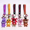 5 -stijl vijf nachten bij Freddy's The Amazing Digital Circus 3D Game Keychain hanger Car Bag Keychain 3D promotionele sleutelhangers