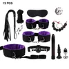 handcuffs with plush bdsm sm products sex stuff kit sexy shop anal toys bondage ties woman bed sexual accessories kit couples 240408