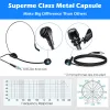 Microfones Portable Wireless Headset Microphone Lavalier Mic System 80m Teaching Talintervju Vlog Live Recording för PC iPhone Android