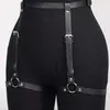 Belts Sexy Harness Garter Pu Leather Adjustable Studded Decor Bondage Leg Chest