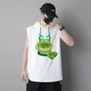 Camisetas sin mangas para hombre Feid Ferxxo Tank Tick Vest Capeled Streetwear Hip Hop Camiseta de estampado de anime Camisetas de verano Y2K Vests 240407