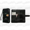 مصممون حالات الهاتف الخليوي العالمي لأجهزة iPhone Samsung Huawei Xiaomi Letter Leather Leather Gointer مع جيب حامل البطاقة