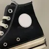 Designer casual skor klassisk duk casual sneakers män kvinnor plattform chucks sport sneaker hög topp mode tränare taylors tjocka botten 70-tal tränare euro 35-45