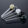 Strawberry Glass 11cm Mini Pipe Oil Burner Double Burner Pipes Skull Glass Pipe Pyrex Glass Smoking Pipes SW42