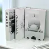 Kaaba Moschee Arch marokkanische islamische dekorative Buchbox gefälschte Bücher für die Dekoration Couchtisch Wohnzimmer Wohnkultur 240402