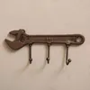 Hooks Retro Cast Iron Hanger Dress Hook On the Wall for Hanging Home Office Key Rack Hammer Wrench Metal Decorative