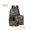 Sacs extérieurs Meilleurs camouflage de camouflage sac d'ordinateur sac à dos Oxford Chaîne de freinage Middle School Élève de nombreuses couleurs Drop Livraison Dh9xl