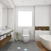Tapetes de banho 10 pcs Anti-deslizamento decalques de banheira adesivos de banheiro de piso decorar