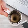 Becher automatisch rührende Tasse Automatische Mischung Kaffeetasse Elektrische Selbst 380 ml wiederaufladbar für