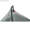 テントとシェルターフレームクリードランシャン1パーソンアウトドアウルトラライトキャンプテント3シーズン15DシルニロンTドア/ JドアテントL48