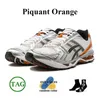 Top Quality NYC White Clay Canyon Running Chaussures Gel Tigers Gel Plateforme en cuir K14 TRAINER