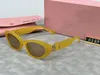Luksusowe okulary przeciwsłoneczne Ramka dla kobiet projektantki Cat Eye Women Sunglasss for Travel Beach Okulary dla mężczyzn