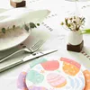 Tasses Saucers 100pcs Party Round Decorative Multifonctional Kitchen Plates Point Paper Paper Dessert Church