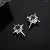 Boucles d'oreilles Backs Femmes Fake Magnetic Crystal Bling No Piercing Ear Trou Studs Clip