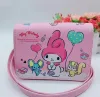 Kawaii Pink White Melody Cinnamoroll Pu Mini One Counter Bag Girl Cute Soft Accessories Bag for Girl