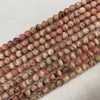 Gemystones en vrac 7 mm rose naturel Argentine rhodochroose précieuse perles de pierre précieuse bricolage pour les bijoux faisant 15 "