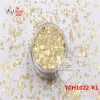 Glitter TCT085 12 Lösningsmedelsbeständiga mattfärger blandade storlekar Dotformer Glitter nagelkonst nagellack DIY Dekoration Sparkles Manual DIY