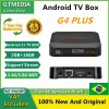 ボックスGTMEDIA G4プラステレビボックスアンドロイド11 AMLOGIC 905W2 BLUETOOTH VOICEリモコンWiFi UHD 4K 3D 2GB+16GBスマートセットトップボックスデコーダー