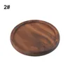 Table Mats 8.8 8.8cm Wooden Cups Placemat Black Walnut Wood Round Square Tea Coffee Cup Pad Placemats Decor