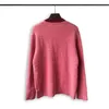 Supomos mass camiseta de manga comprida Bordado de casal de casal Sweater Spring Autumn Pullover solto