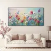 Fleurs Canvas Wall Art Decoration Résumé Paint d'huile sur toile Colorful Fleurs Toirée Peinture Handmade Artwork Chadow Kitchen Office Office Home Decor